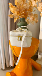 White Bucket Bag