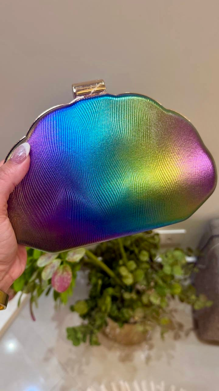 Iridescent Clutch Bag