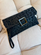 Noir Envelope Clutch