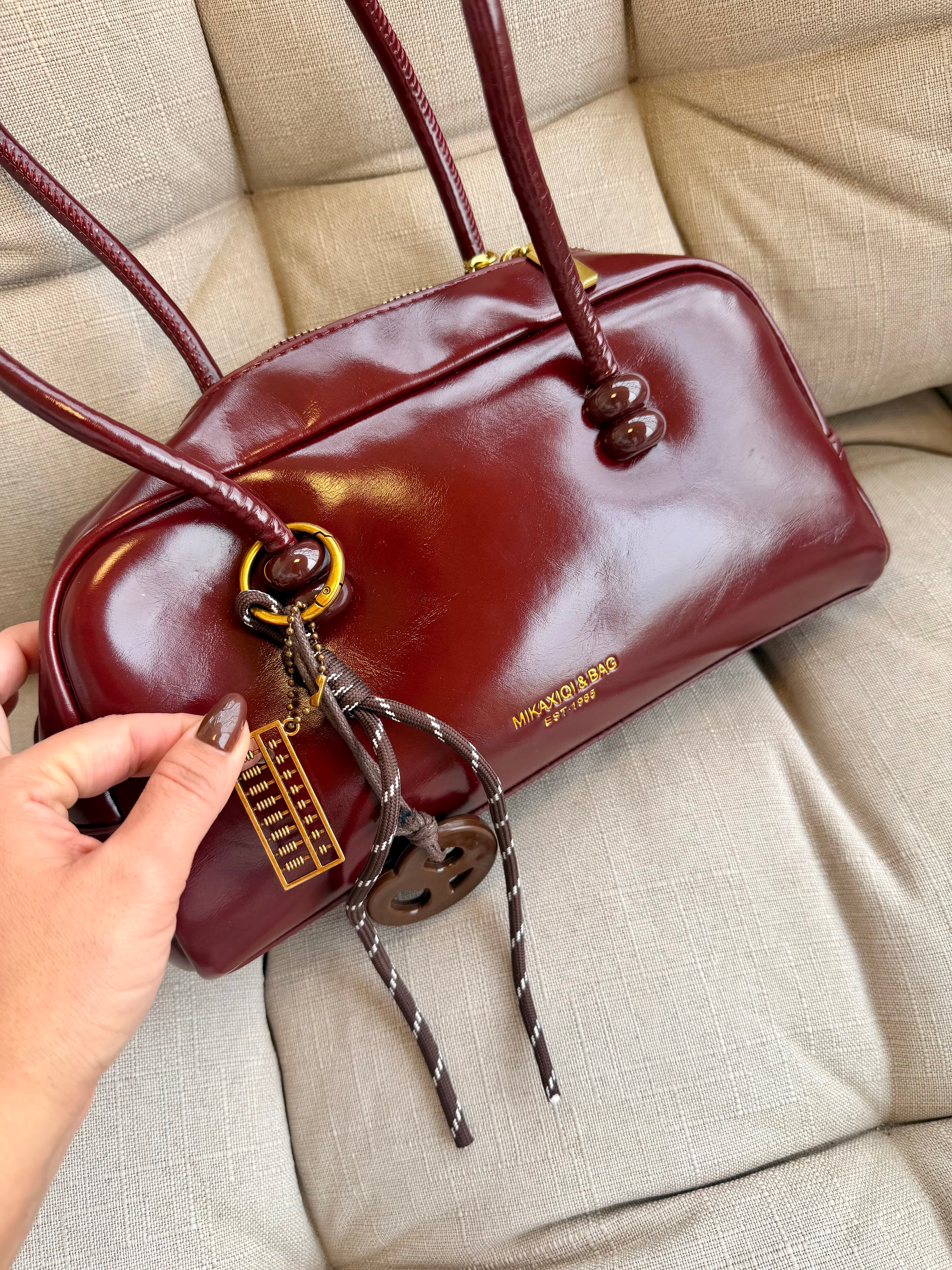 Burgundy Classic Bag