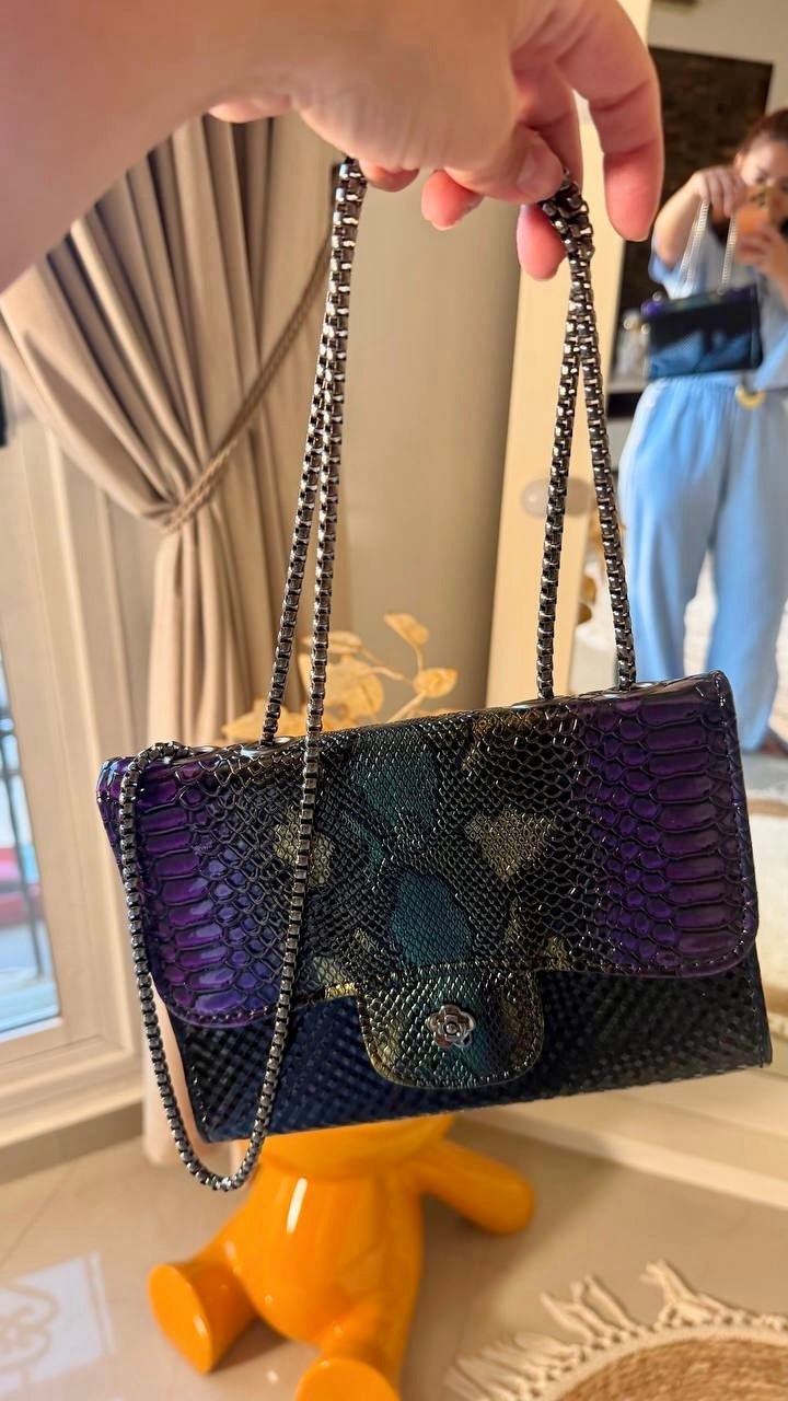 Snake Skin Shoulder Bag
