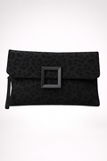 Noir Envelope Clutch