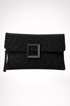 Noir Envelope Clutch