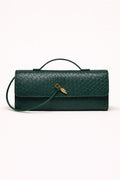 Emerald Weave Clutch