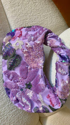 Shiny Sequin Pleated