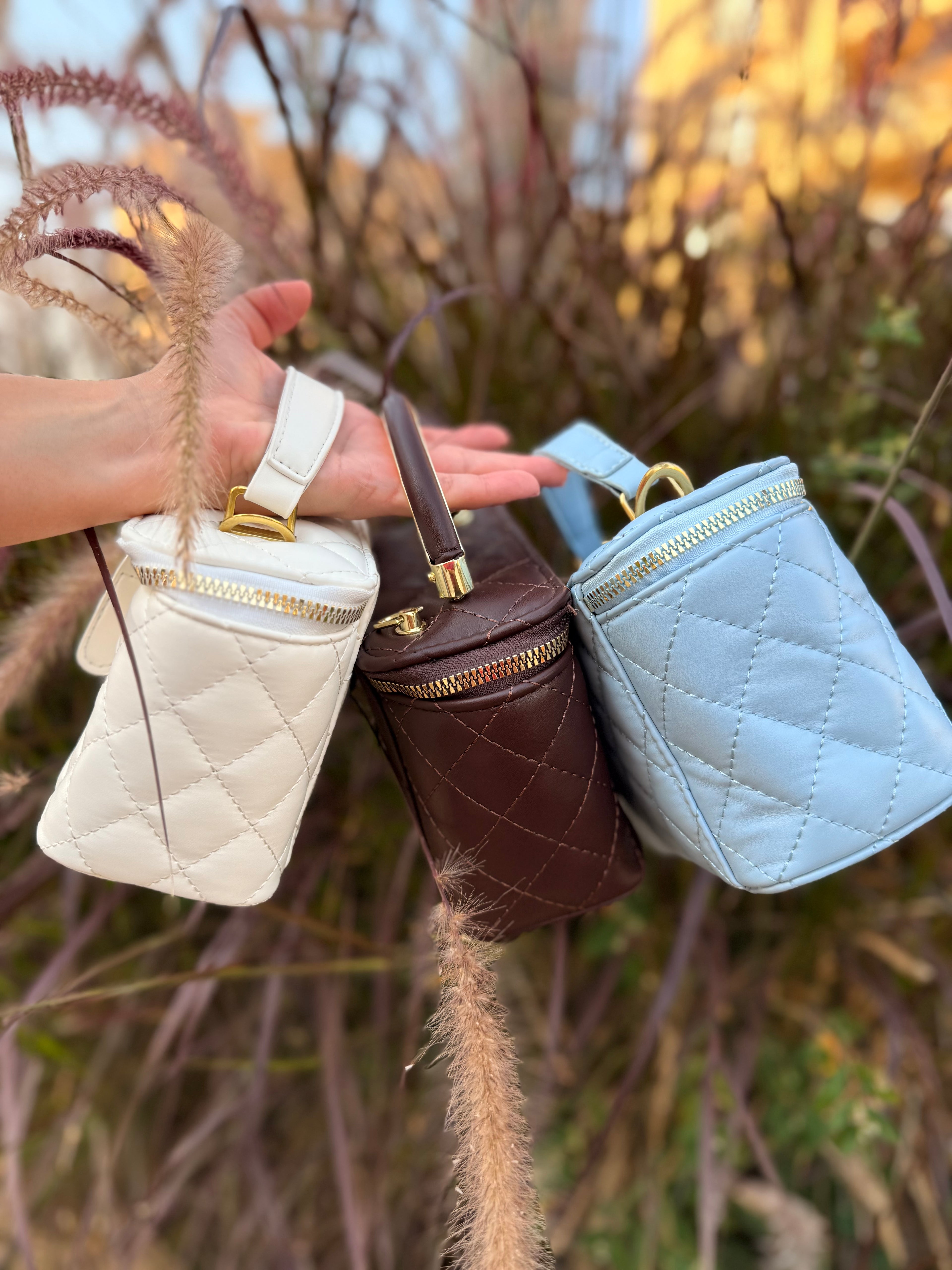 Denim Chain Crossbody