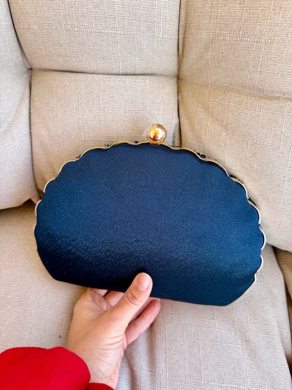 Peacock Glam Clutch
