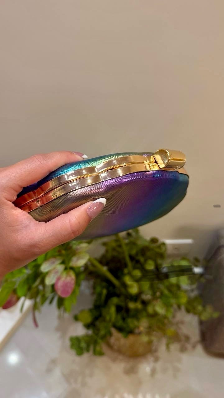 Iridescent Clutch Bag