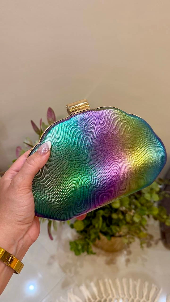 Iridescent Clutch Bag