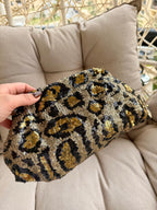 Ivory Wild Glam Clutch