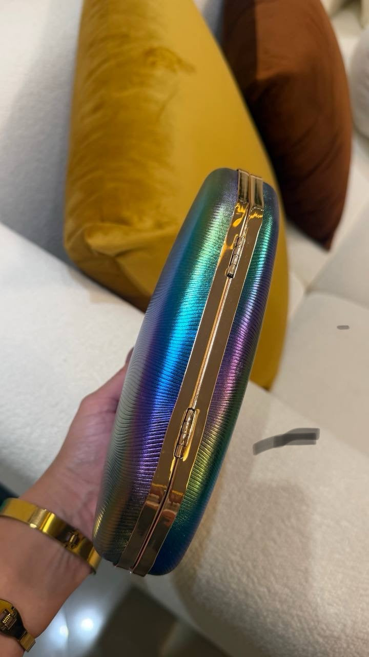 Iridescent Clutch Bag