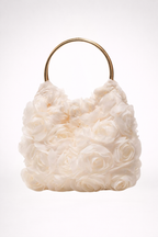 White Rose Bloom Bag