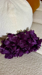 Purple Satin Floral