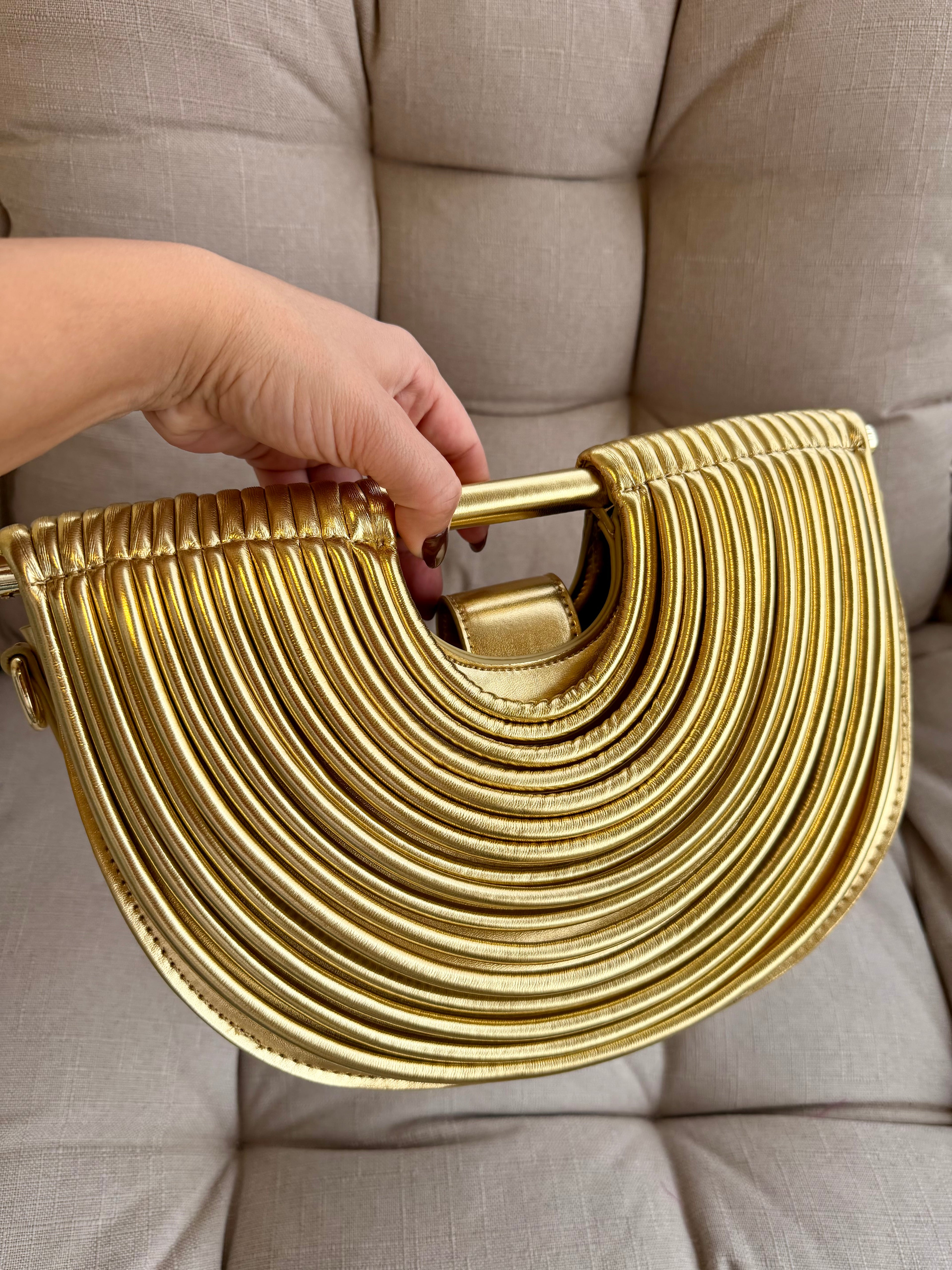 Golden Arc Handbag
