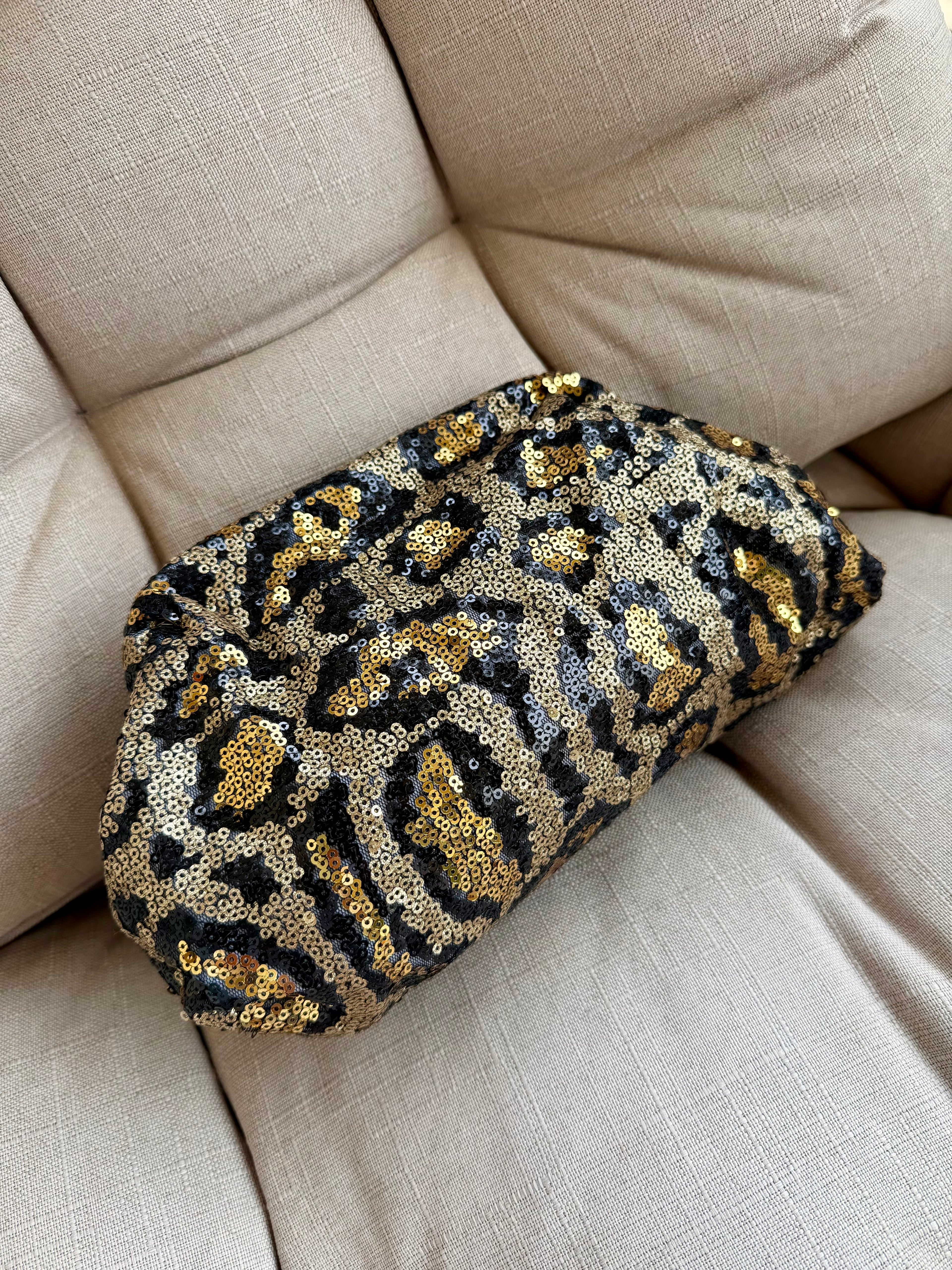 Ivory Wild Glam Clutch