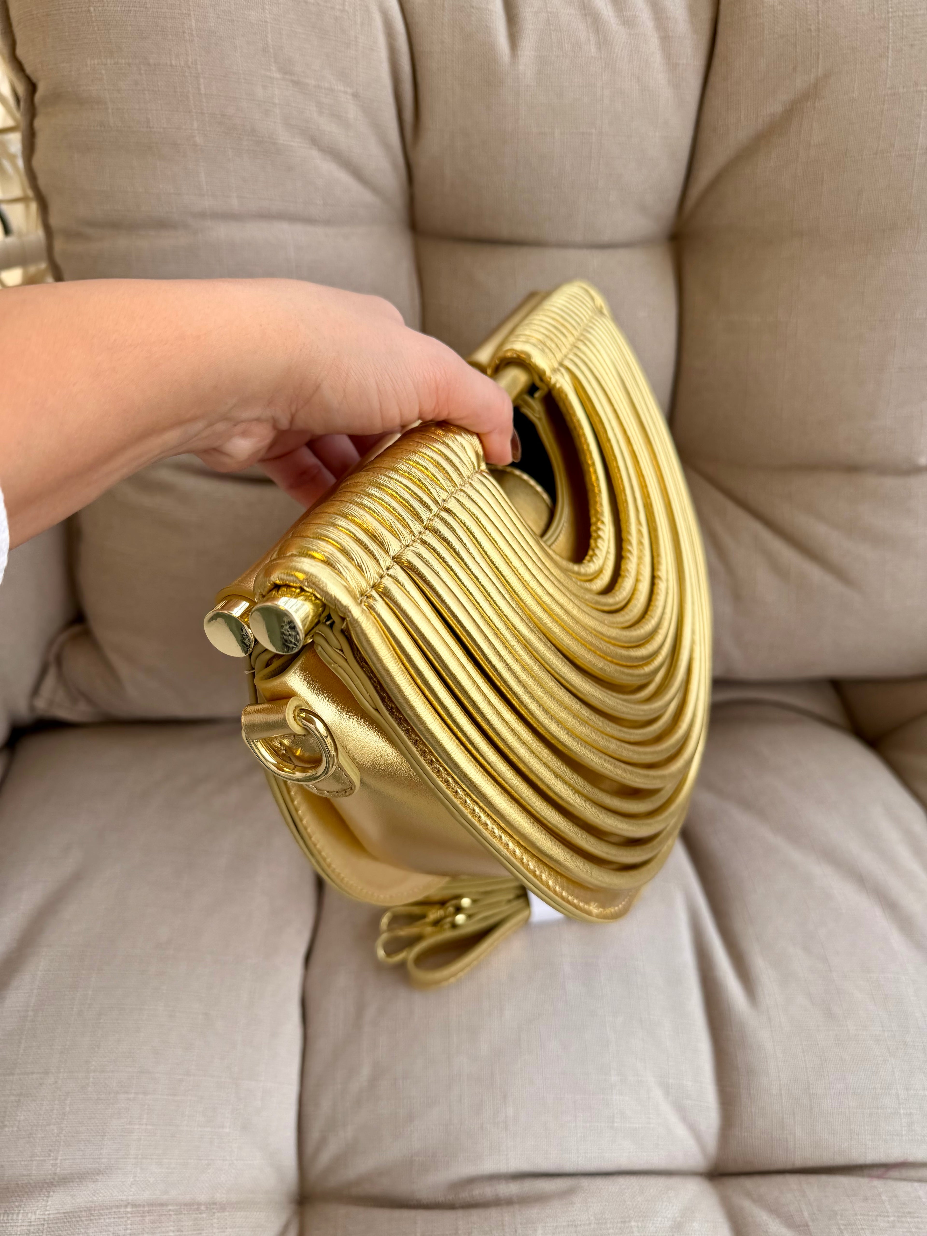 Golden Arc Handbag