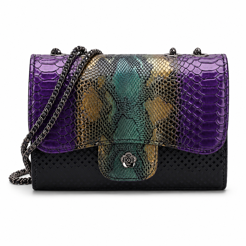 Snake Skin Shoulder Bag