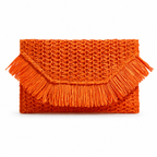 Orange Straw Fringe