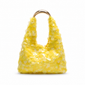 Yellow Mermaid Sequin Tote