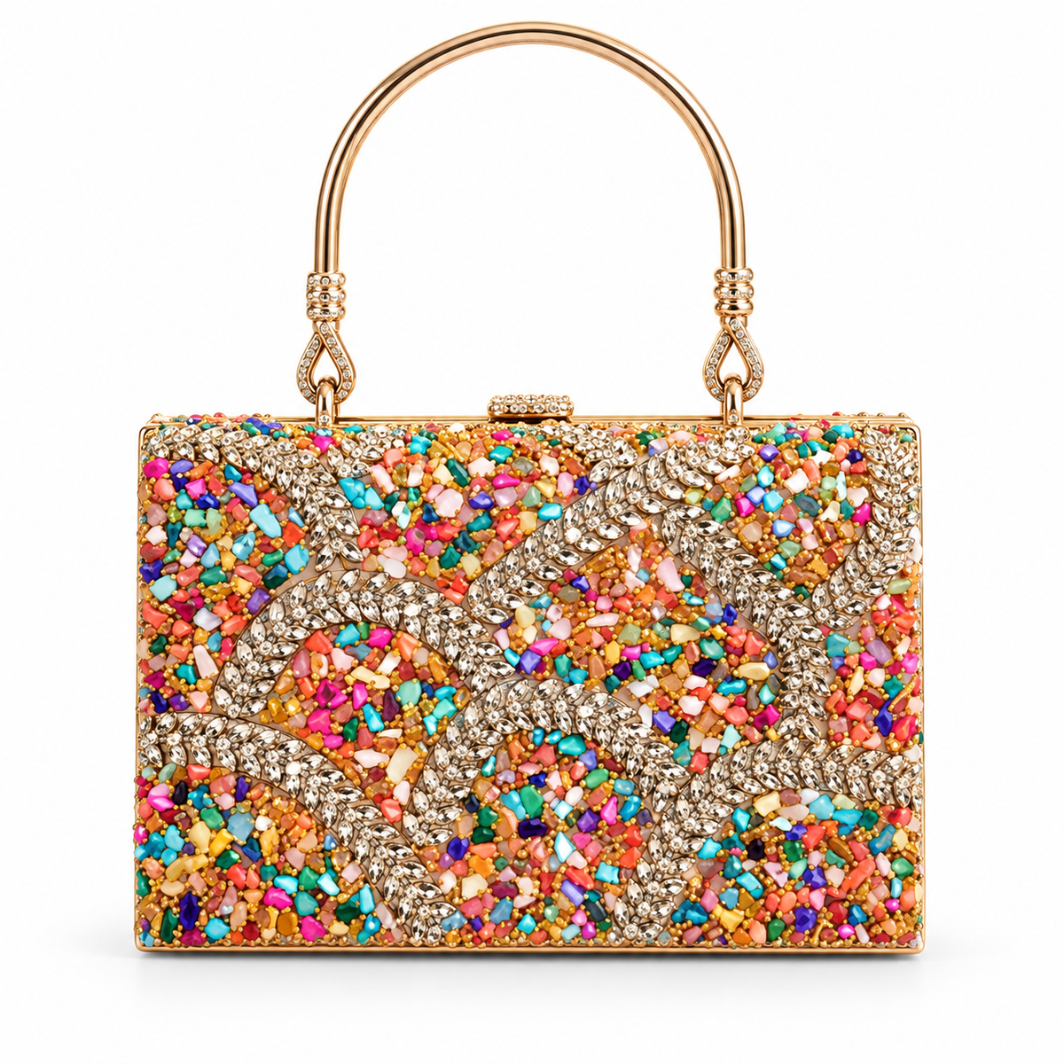 Crystal Mosaic Evening Handbag