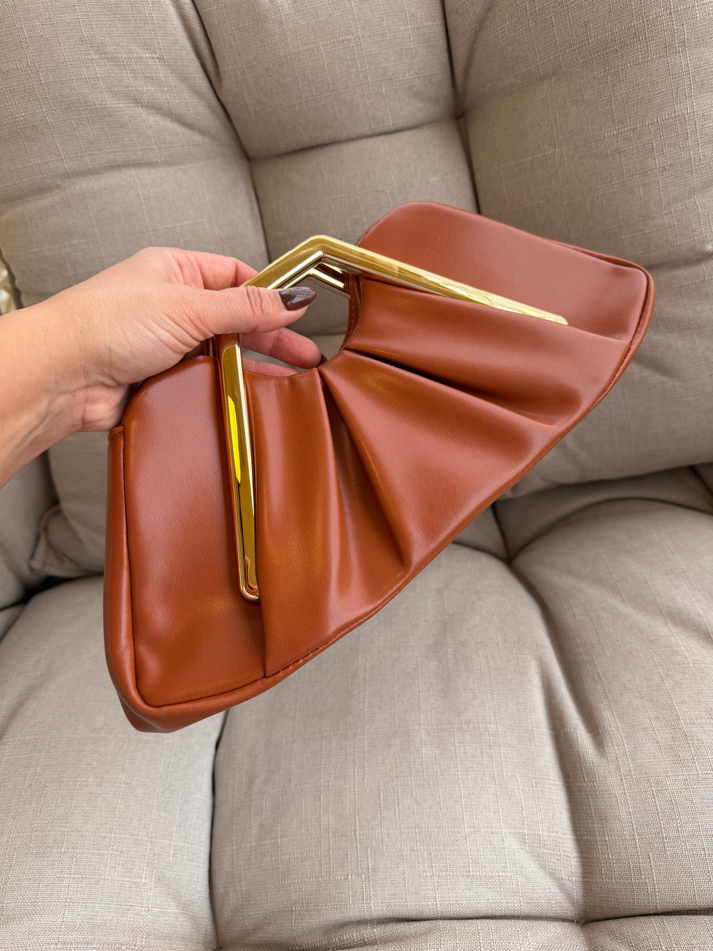Amber Cloud Clutch