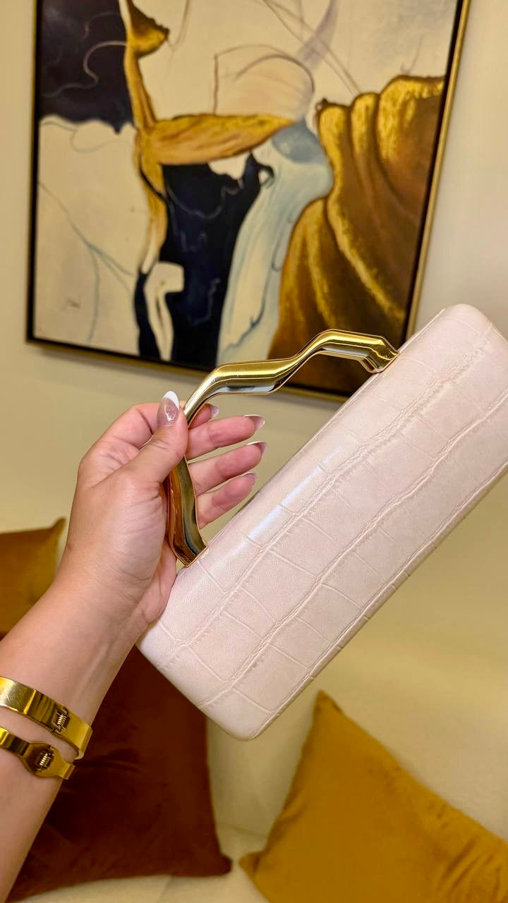 Classic white Square Leather