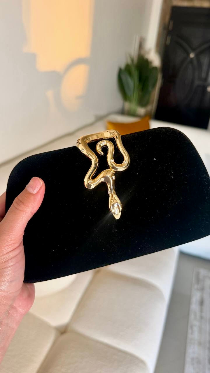 Opulaura Velvet Clutch