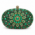 Emerald Filigree Jewel Clutch