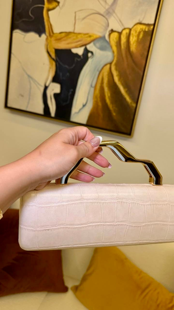 Classic white Square Leather