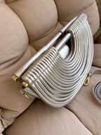 Silver Arc Handbag