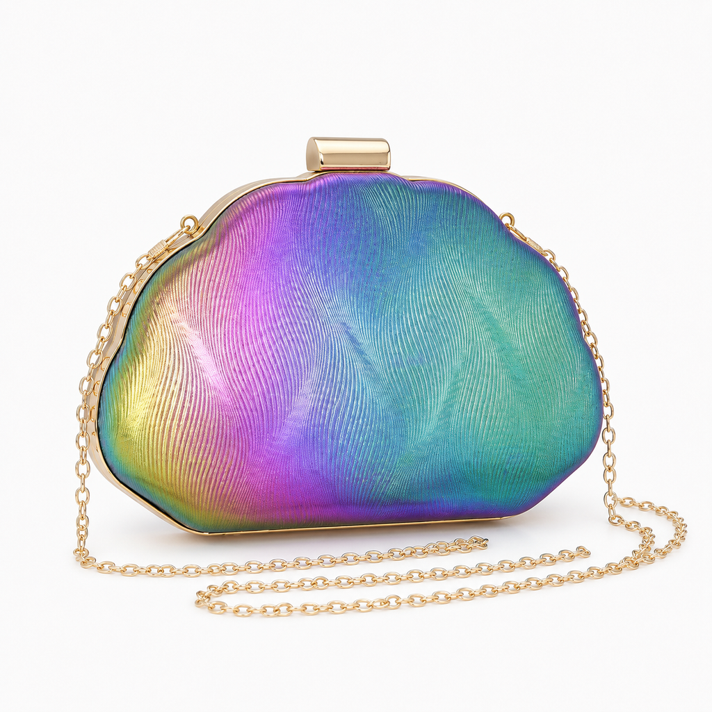Iridescent Clutch Bag