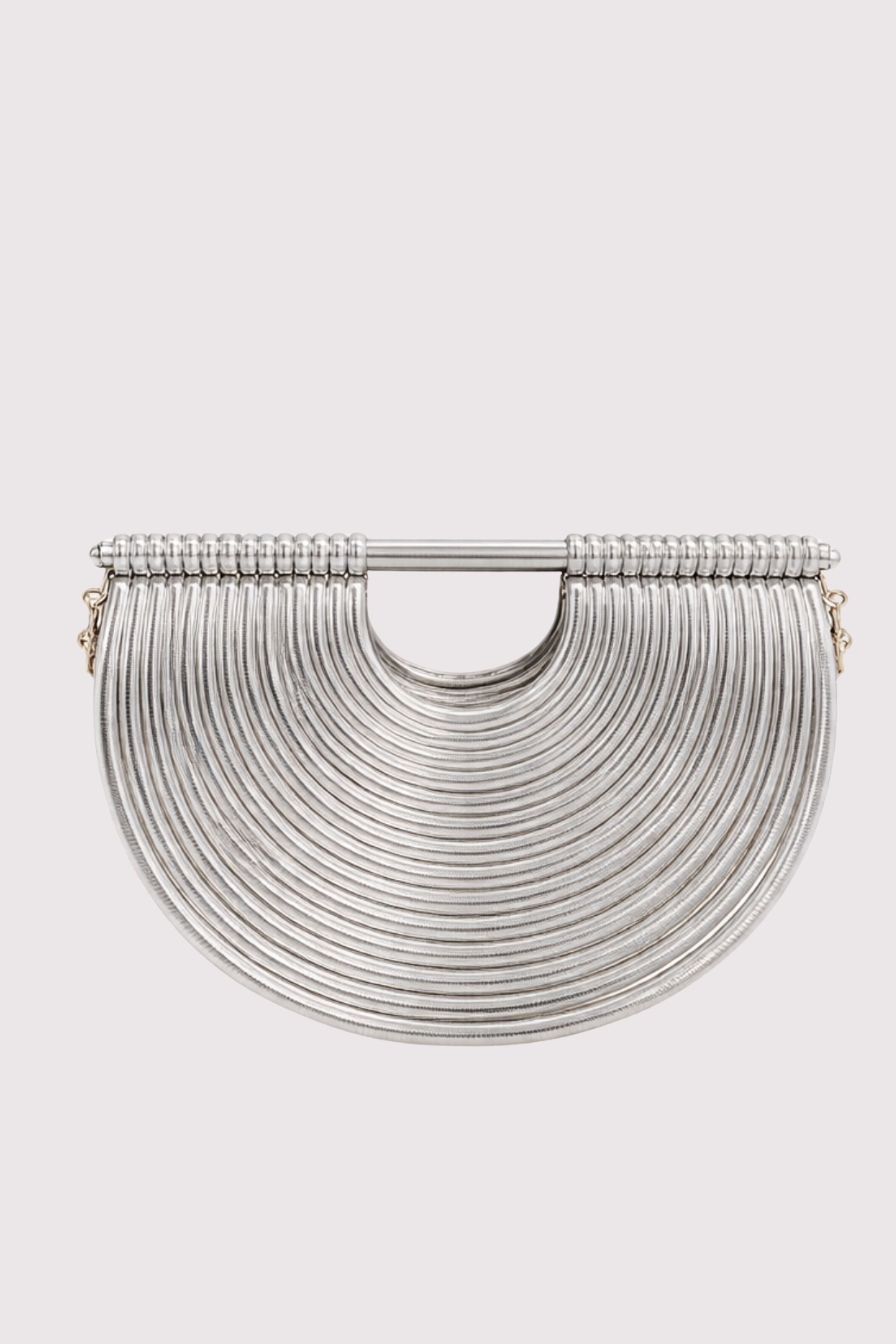Silver Arc Handbag