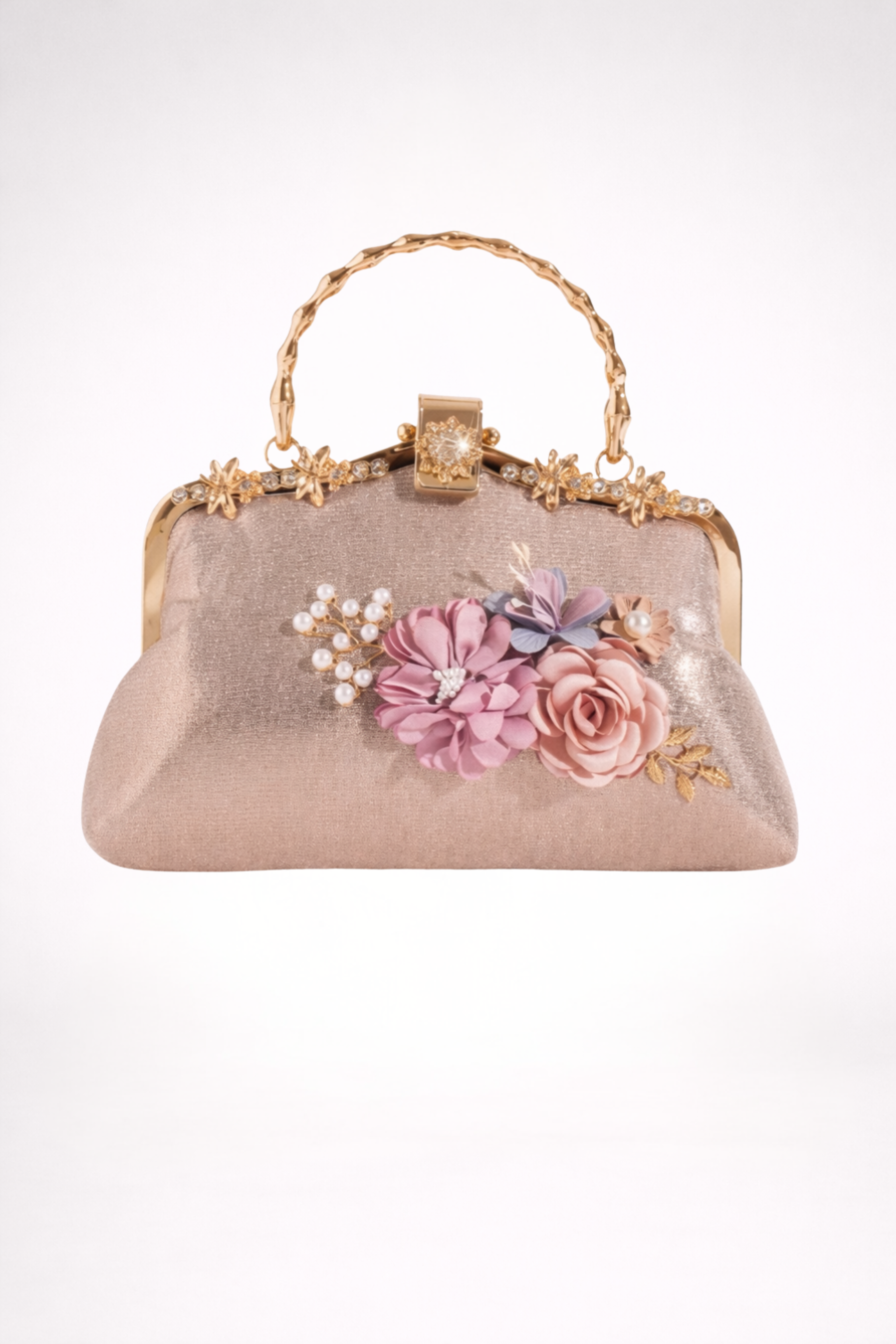 Champagne Bloom Clutch
